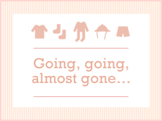 Going, going, almost gone…