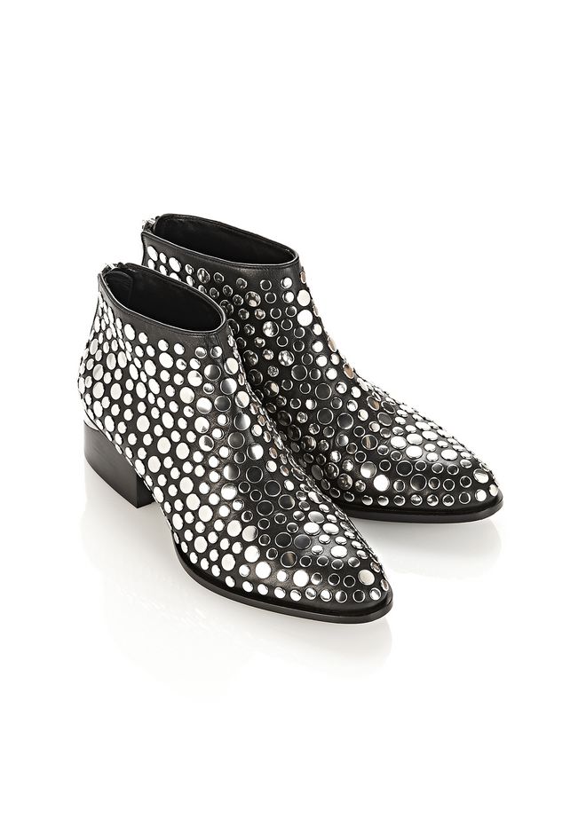 Alexander Wang ‎STUDDED KORI OXFORD WITH RHODIUM ‎ ‎BOOTS‎ | Official Site