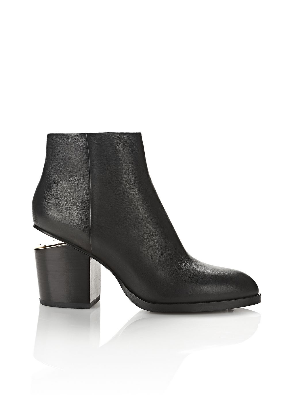 Alexander Wang ‎GABI BOOTIE WITH YELLOW GOLD ‎ ‎BOOTS‎ | Official Site