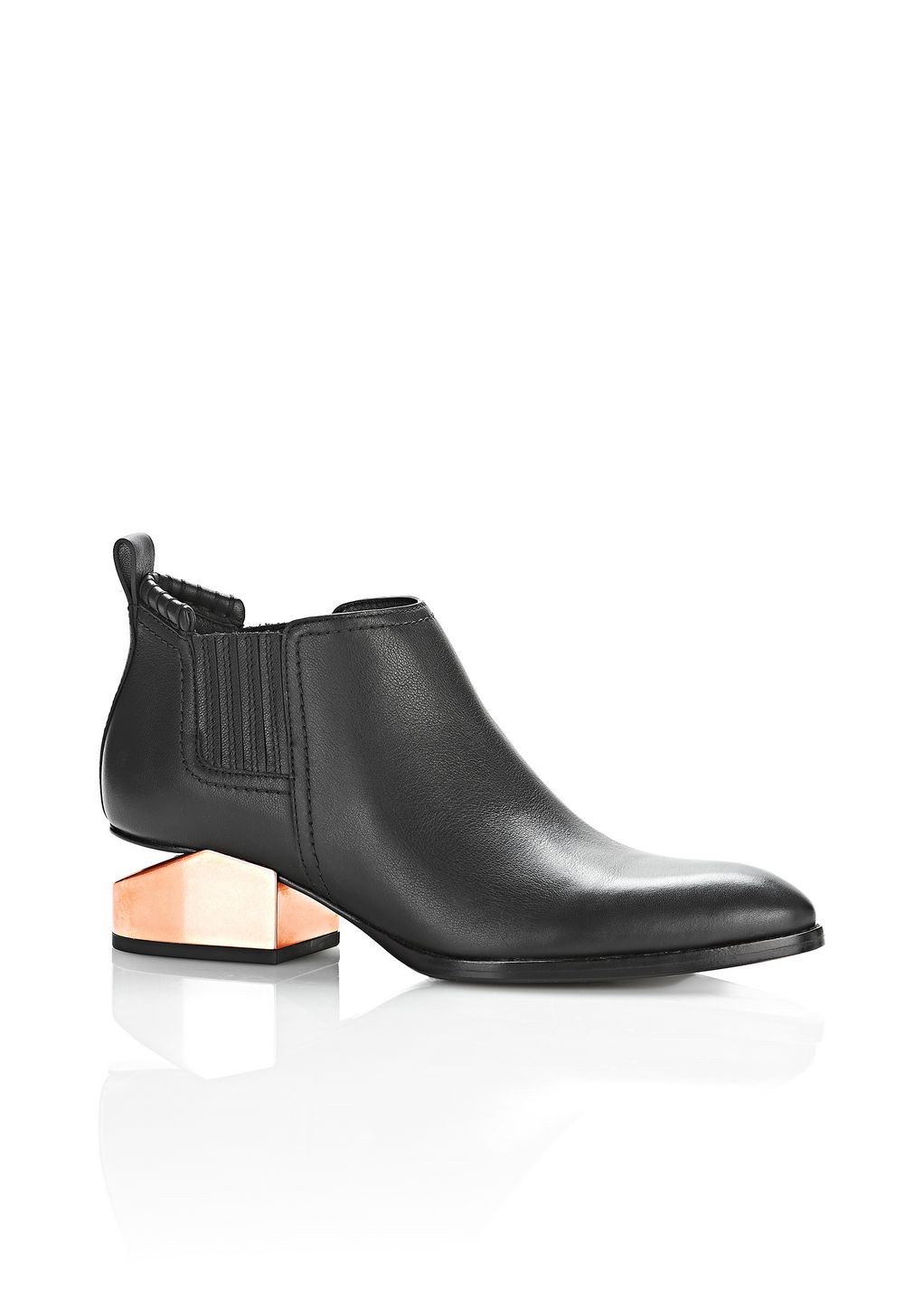 kori bootie with rose gold