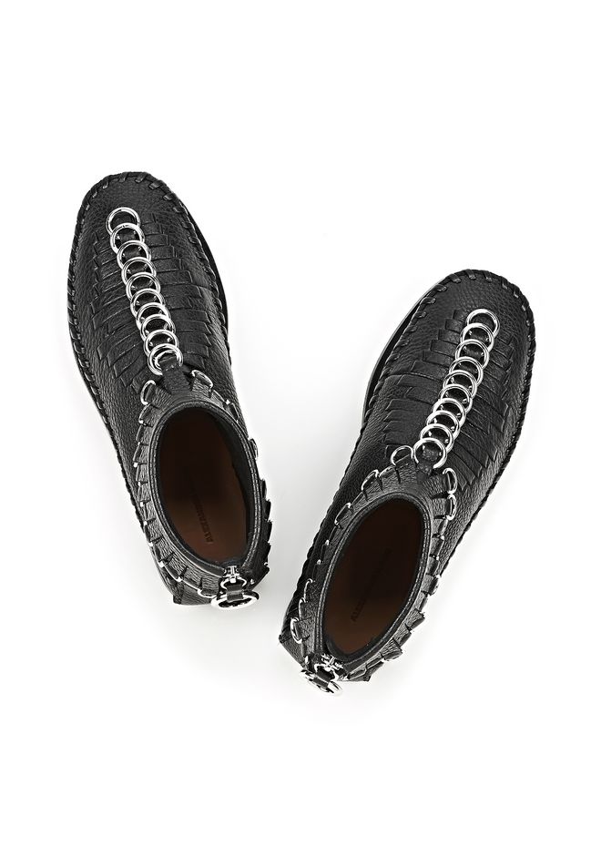 alexander wang snakeskin boots