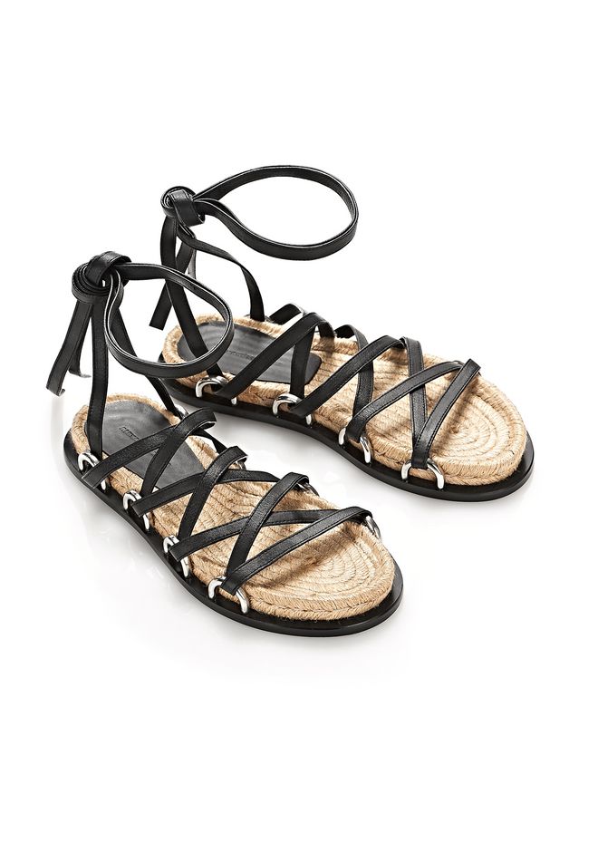 alexander wang sandals flat