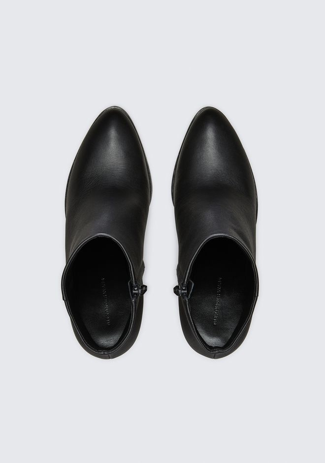 metal heel booties