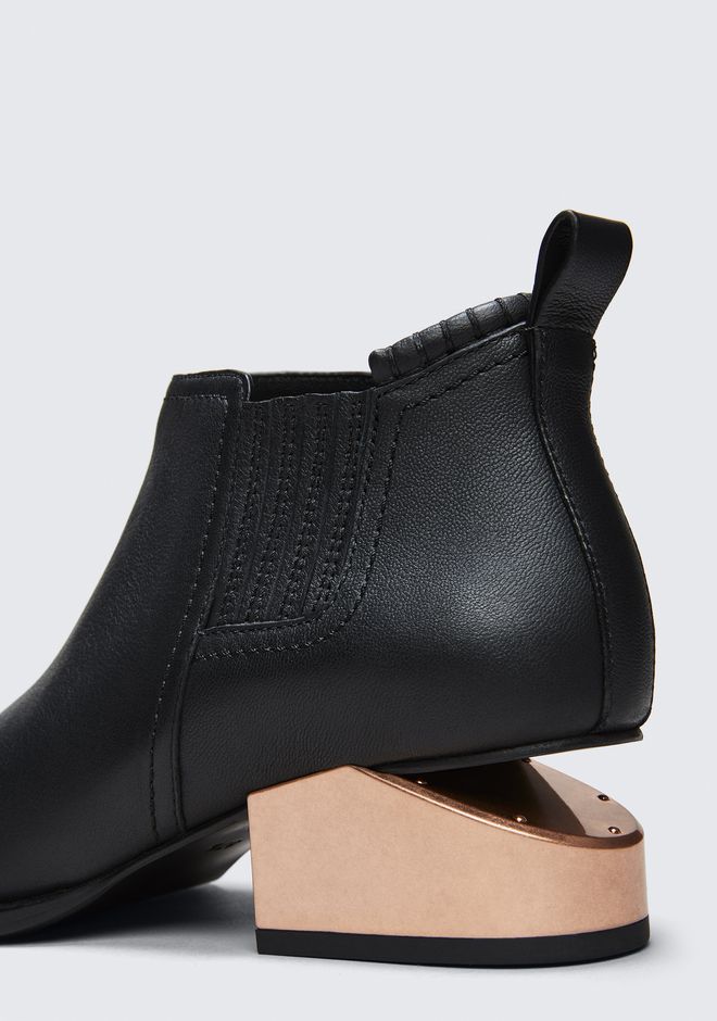 kori bootie with rose gold