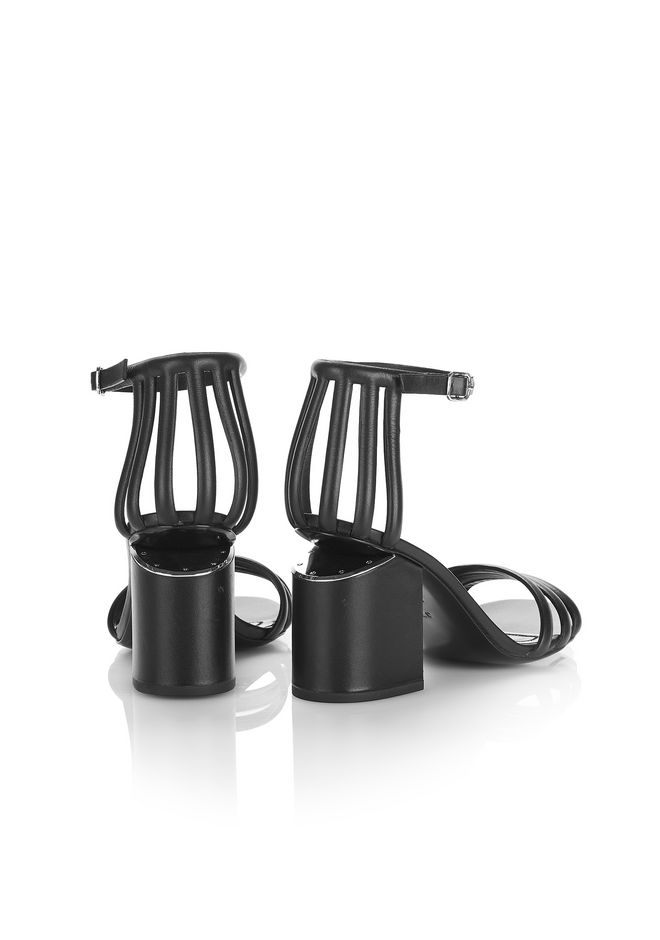 Alexander Wang âCAGE ABBY SANDAL WITH RHODIUM â âHeelsâ | Official Site