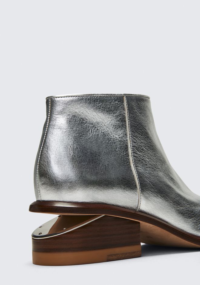 white platform military boots