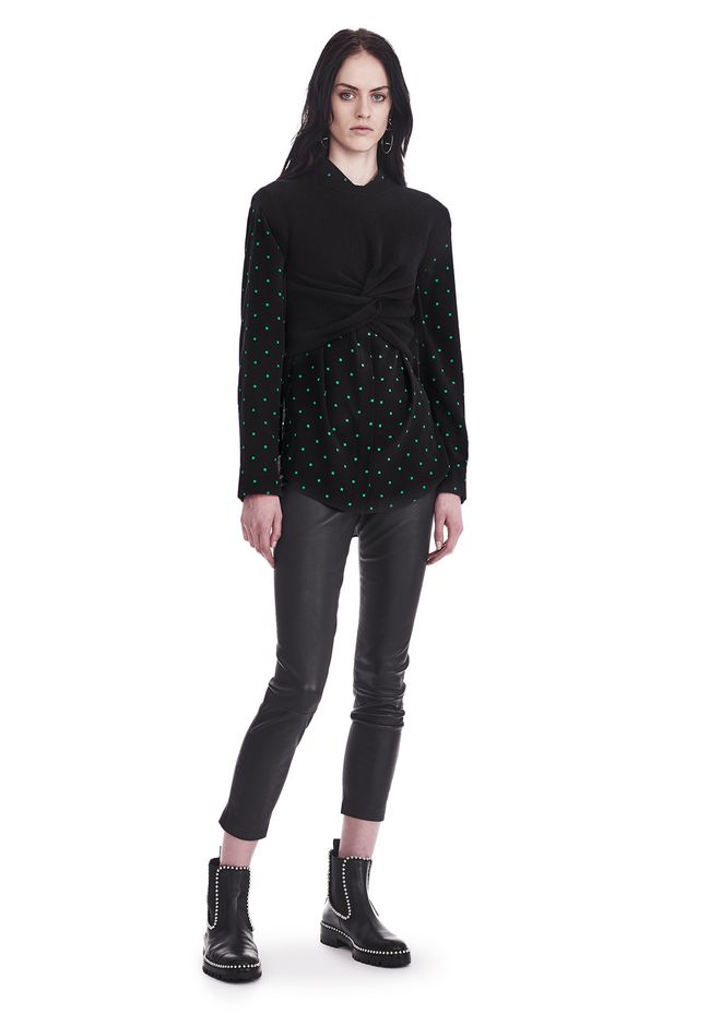 alexander wang cropped sweater