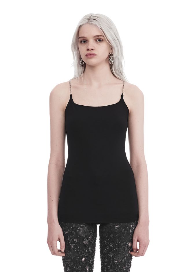 balenciaga silver chainmail camisole