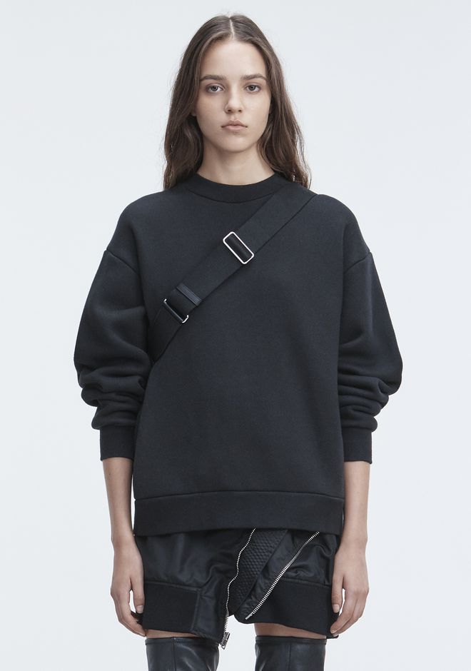 Alexander Wang ‎FLEECE SWEATSHIRT ‎ ‎SWEATER‎ | Official Site