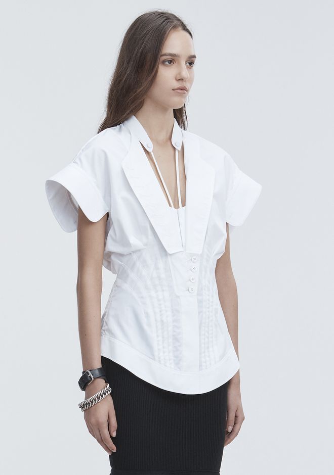 alexander wang deconstructed shirt