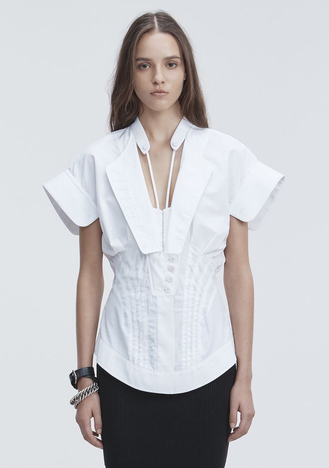alexander wang deconstructed shirt