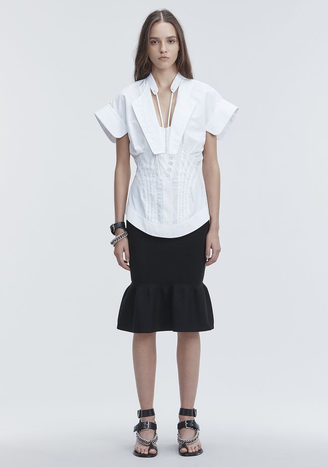 alexander wang deconstructed shirt