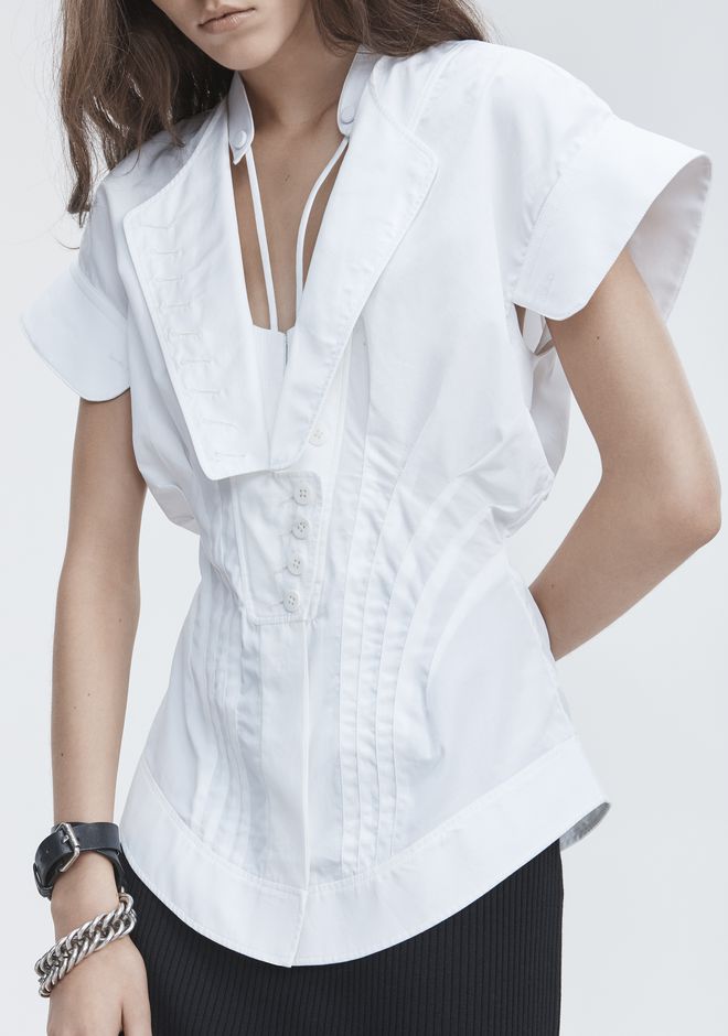 alexander wang deconstructed shirt
