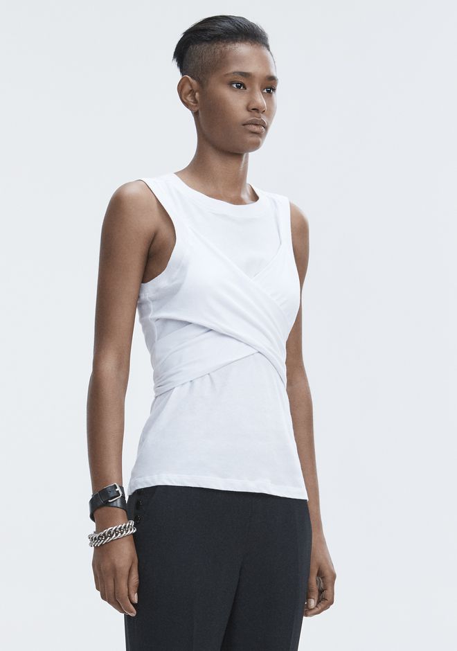 Alexander Wang ‎HIGH TWIST TANK ‎ ‎TOP‎ Official Site