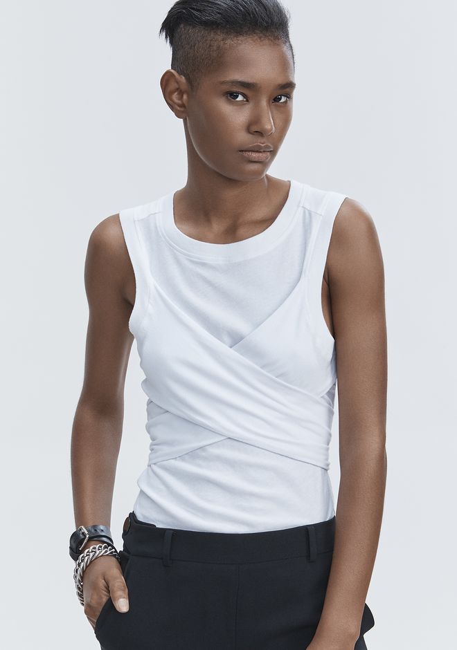 Alexander Wang ‎HIGH TWIST TANK ‎ ‎TOP‎ Official Site