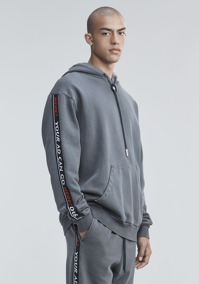 Alexander Wang BOLO FLEECE HOODIE  TOP Official Site Alexander Wang BOLO FLEECE HOODIE  TOP Official Site
