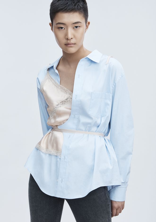 alexander wang deconstructed shirt