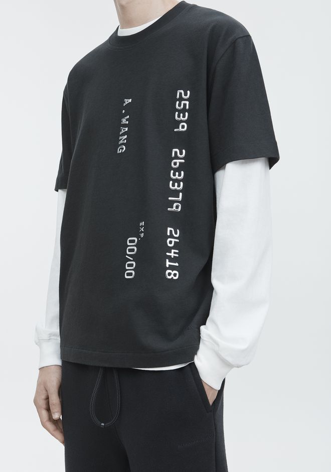 Alexander Wang ‎CREDIT CARD SHIRT ‎ ‎TOP‎ | Official Site