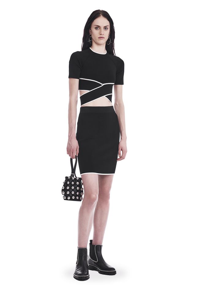 Alexander Wang ‎knit Pencil Skirt With Tipping ‎ ‎skirt‎ Official Site