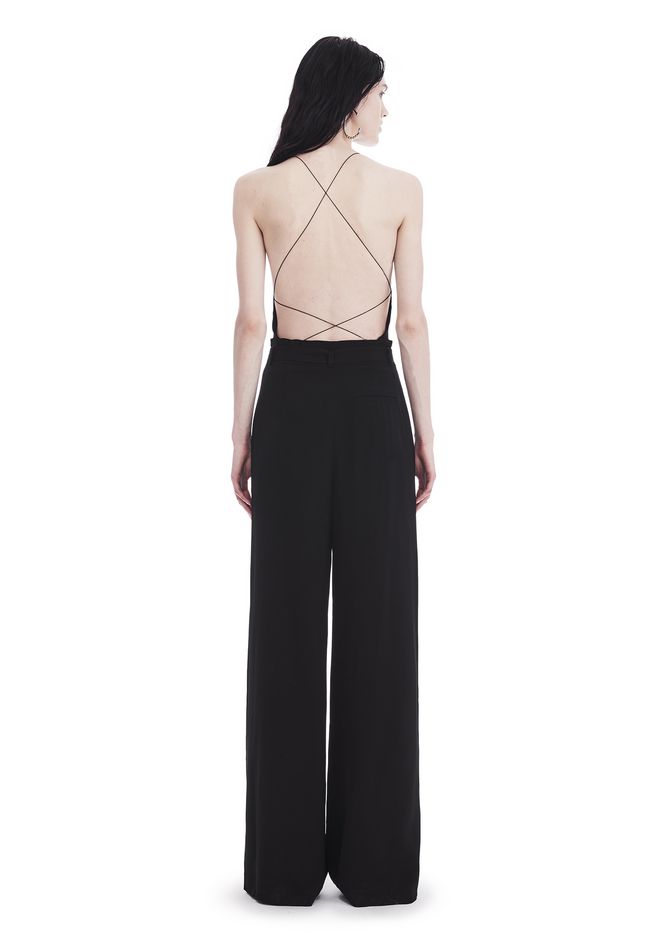 Alexander Wang ‎HIGH WAISTED SUIT PANTS WITH BELT ‎ ‎PANTS‎ | Official Site