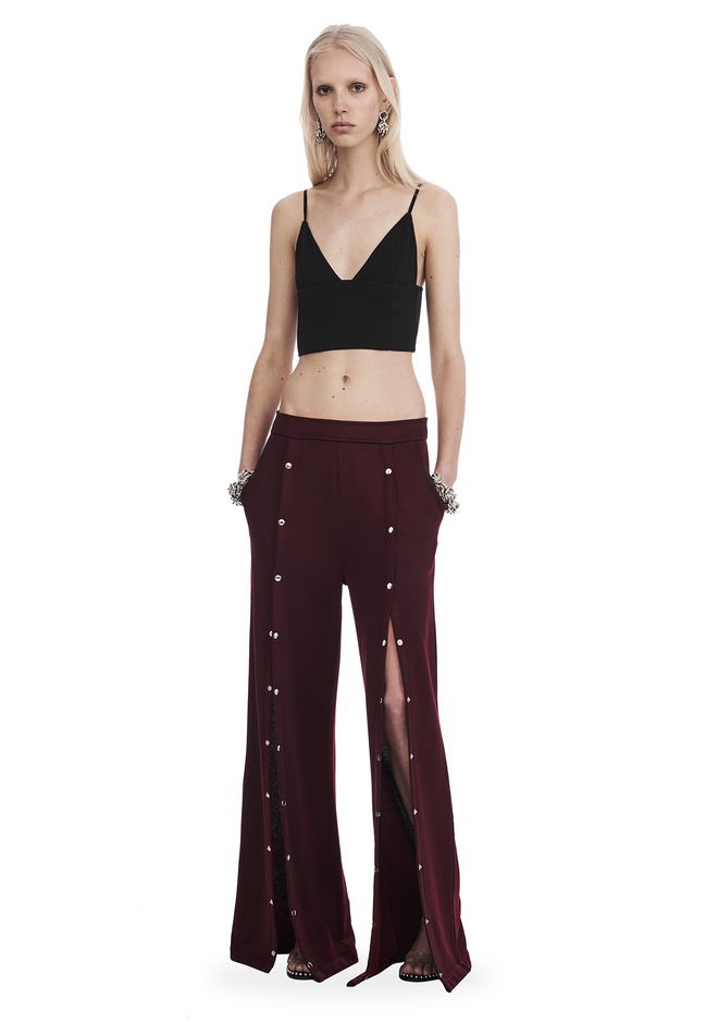 wide leg pull on pants