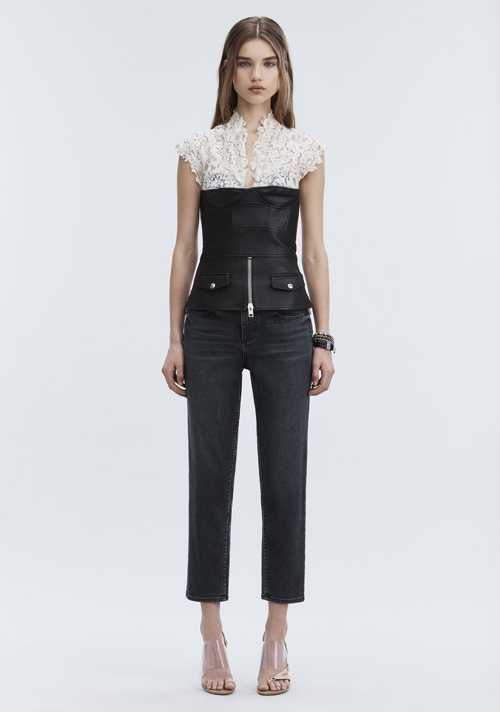 alexander wang pack mix denim hybrid pant