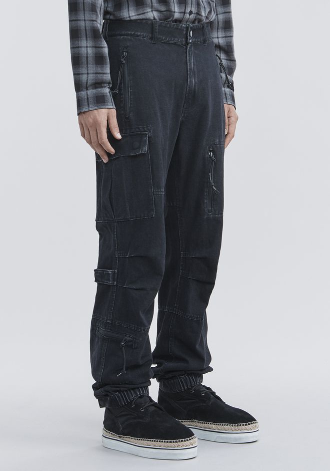 Alexander Wang ‎DENIM CARGO PANTS ‎ ‎PANTS‎ | Official Site