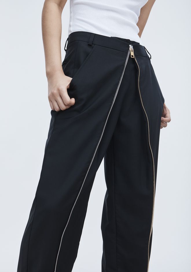 deconstructed track pants