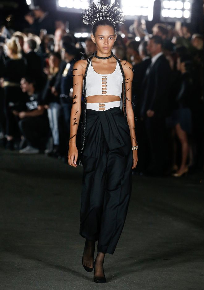 Alexander Wang âTIE FRONT PANTS â âPANTSâ | Official Site