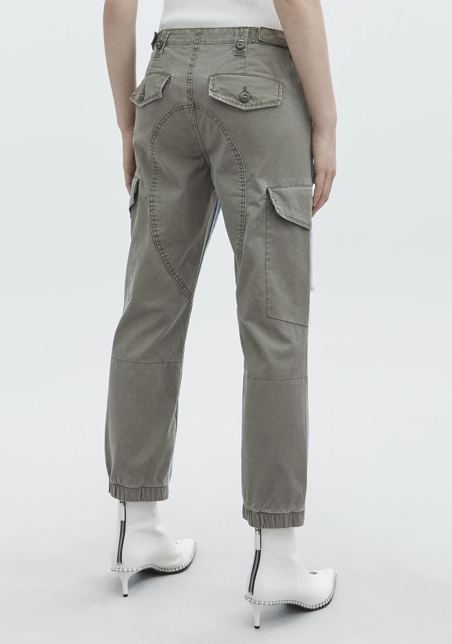 alexander wang pack mix hybrid cargo jean