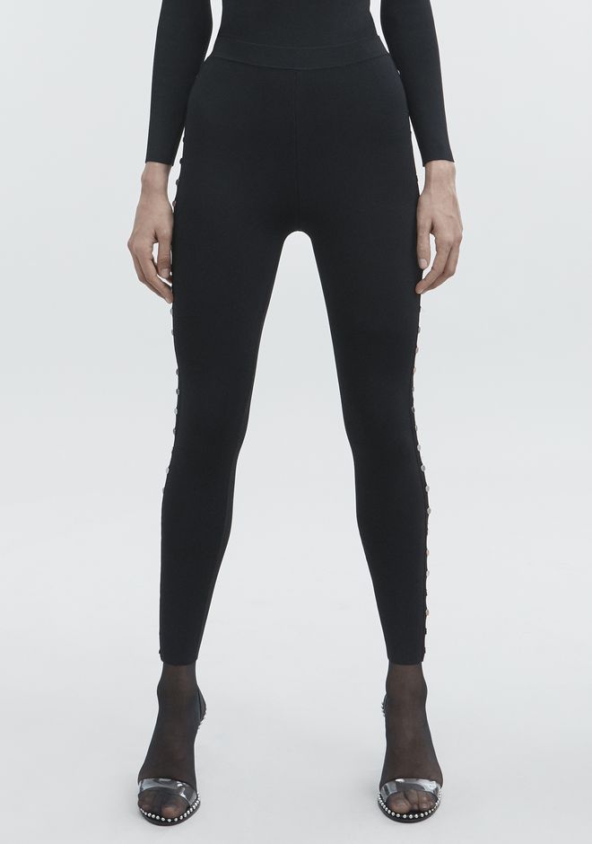 Alexander Wang ‎SNAP LEGGINGS ‎ ‎PANTS‎ Official Site