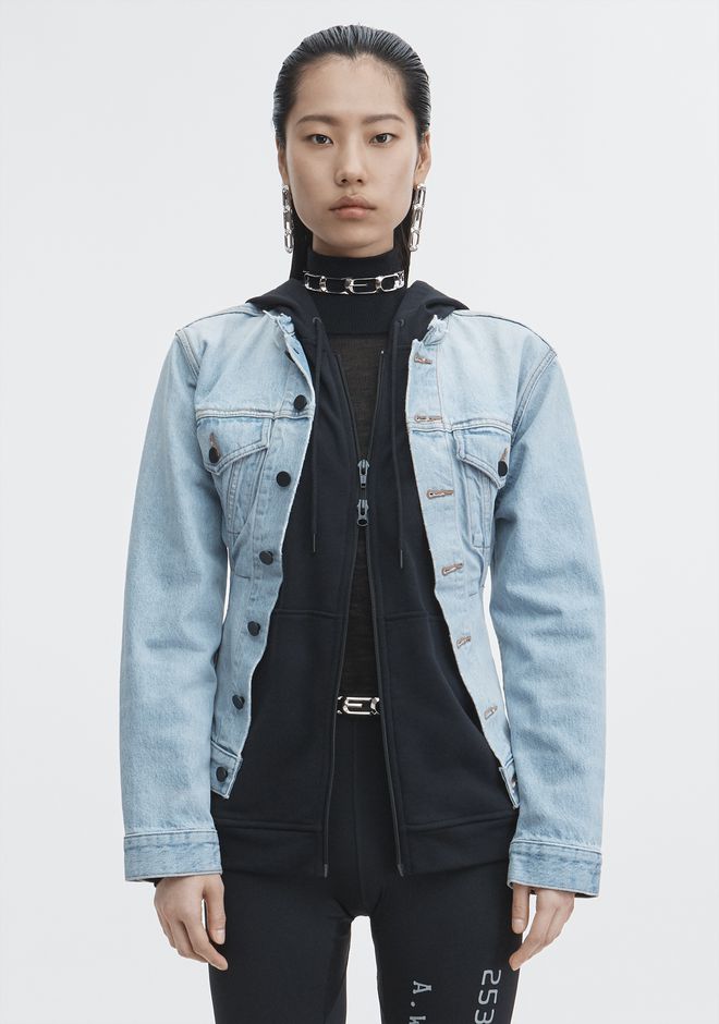 alexander wang pack mix denim hybrid pant