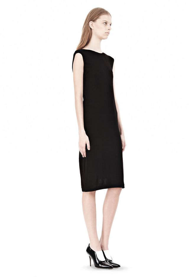 Alexander Wang ‎MATTE JERSEY DRESS WITH CRISSCROSS DRAPE BACK ‎ ‎Short ...