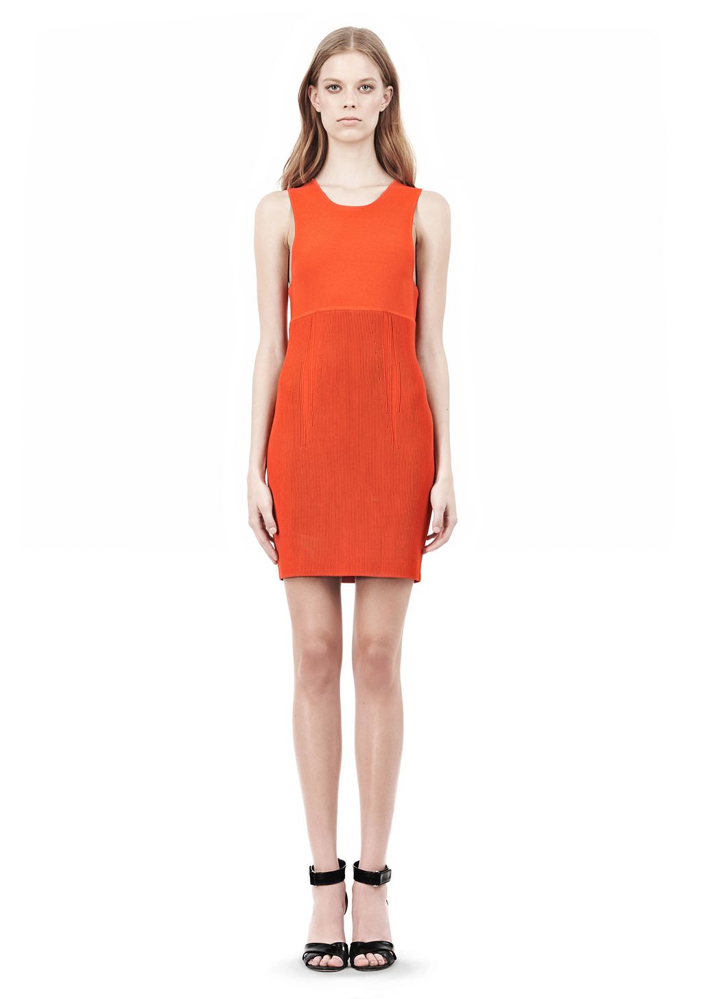 Alexander Wang ‎TUBULAR STRIPE TANK DRESS ‎ ‎Short Dress‎ | Official Site