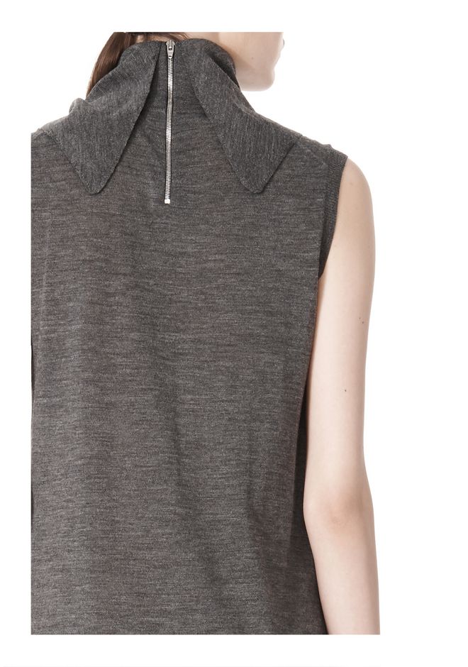 Alexander Wang ‎TUNIC WITH ZIP BANDANA ‎ ‎KNIT DRESS‎ Official Site