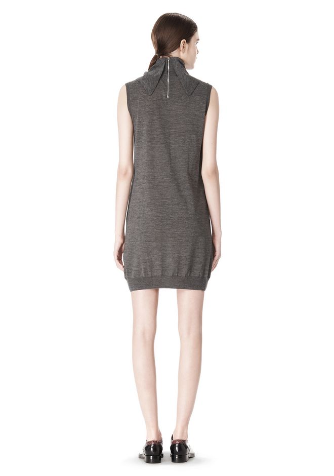 Alexander Wang ‎TUNIC WITH ZIP BANDANA ‎ ‎KNIT DRESS‎ Official Site