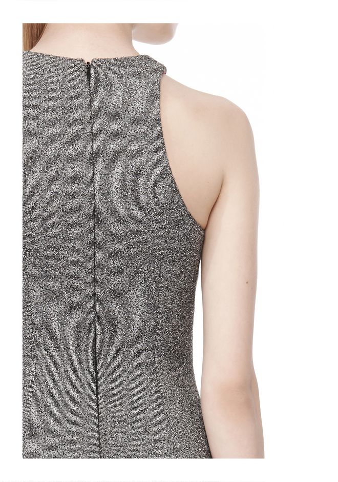 Alexander Wang ‎MESH BONDED NEOPRENE SLEEVELESS DRESS ‎ ‎Short Dress