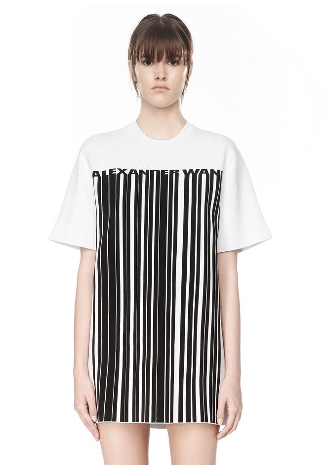 Alexander Wang ‎BARCODE LOGO DRESS ‎ ‎Short Dress‎ Official Site
