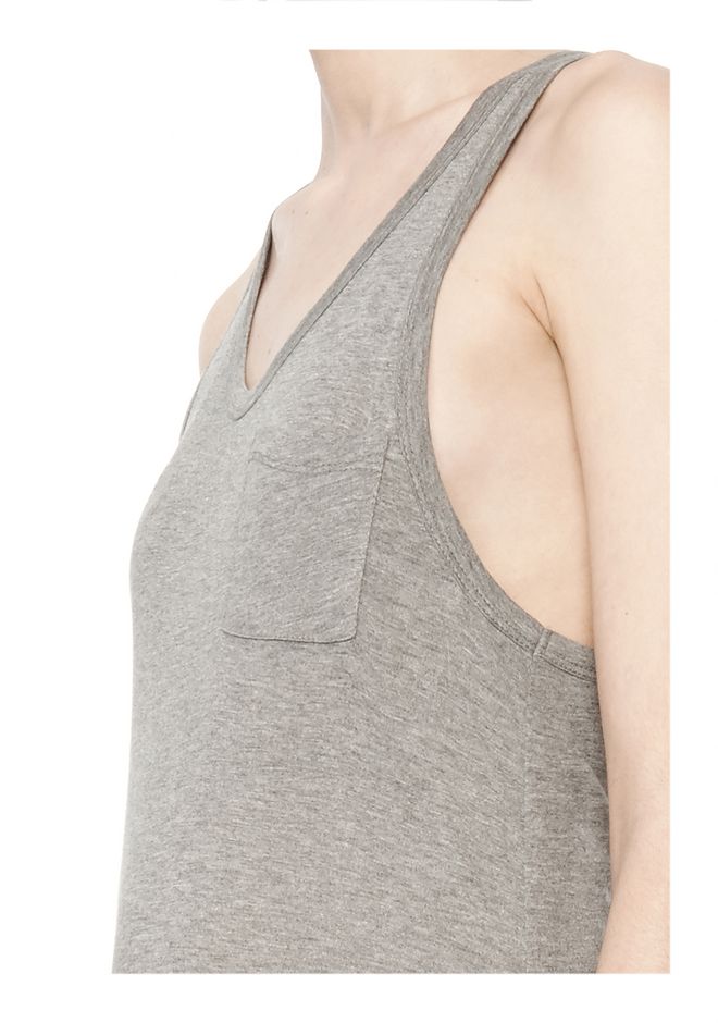 Alexander Wang ‎CLASSIC TANK DRESS WITH CHEST POCKET ‎ ‎Long Dress
