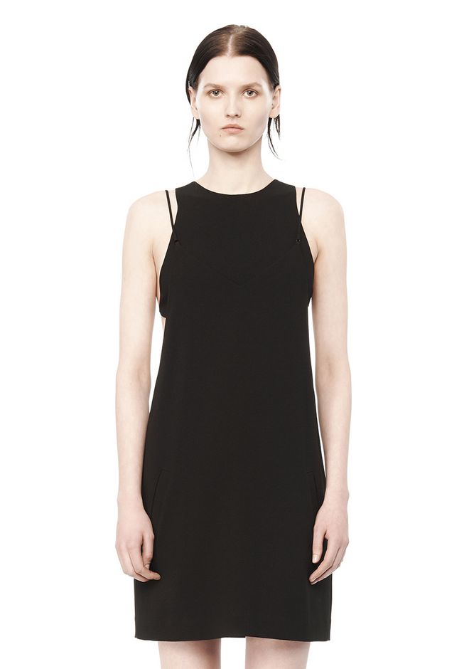 Alexander Wang ‎EXPOSED LAYER CAMISOLE DRESS ‎ ‎Short Dress‎ | Official ...
