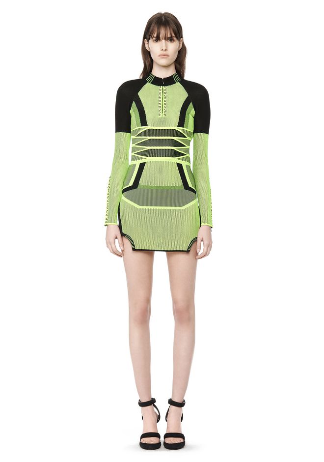 alexander wang bi layer dress
