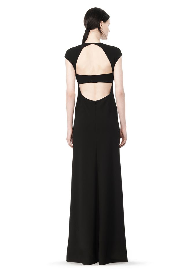 Alexander Wang ‎MAXI DRESS WITH EXPOSED BACK ‎ ‎Long Dress‎ | Official Site