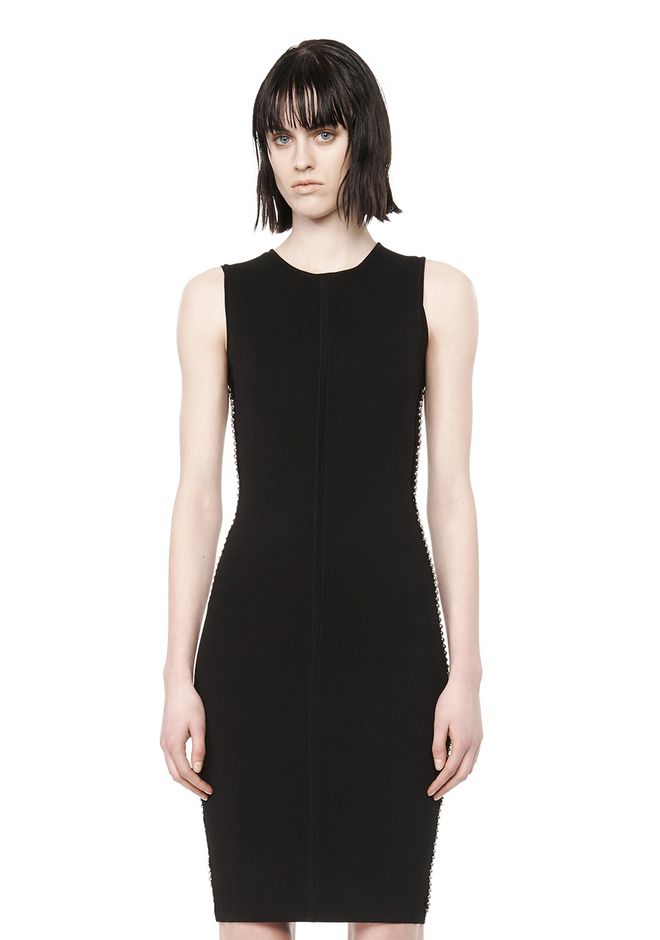 Alexander Wang ‎PERFORATED BALLCHAIN TANK DRESS ‎ ‎KNIT DRESS ...