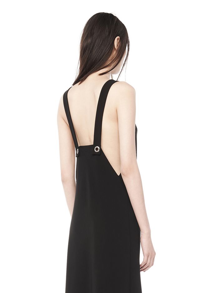 Alexander Wang ‎LONG PINAFORE DRESS ‎ ‎Long Dress‎ Official Site