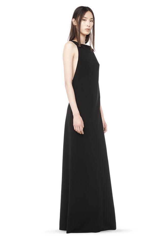 Alexander Wang ‎LONG PINAFORE DRESS ‎ ‎Long Dress‎ Official Site