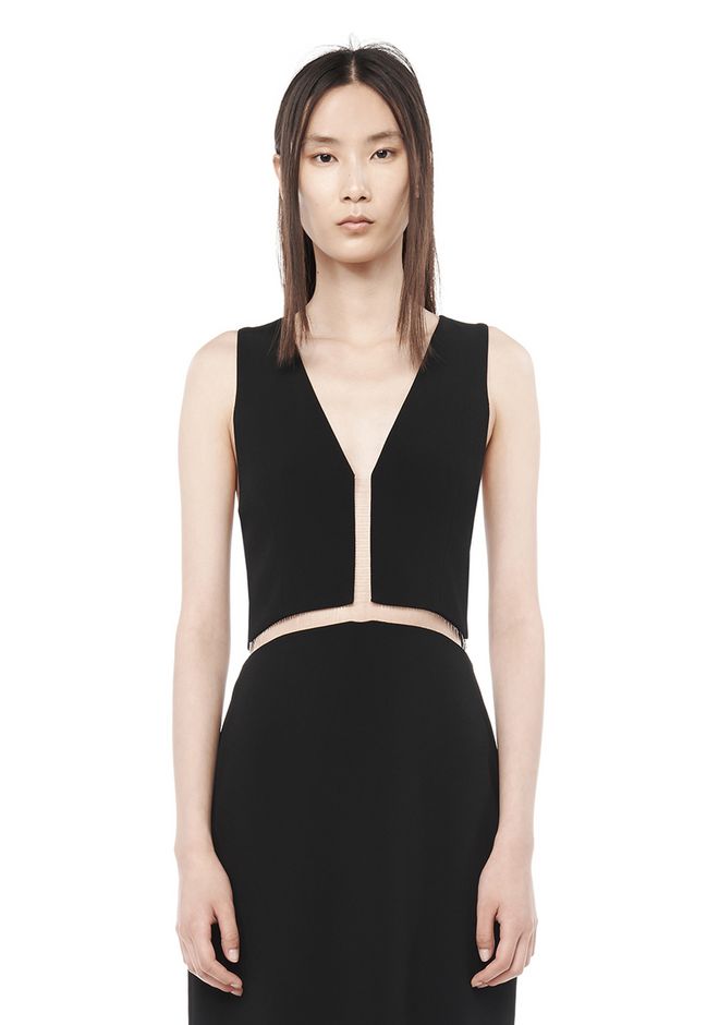 Alexander Wang ‎FISHLINE V NECK GOWN ‎ ‎Long Dress‎ | Official Site