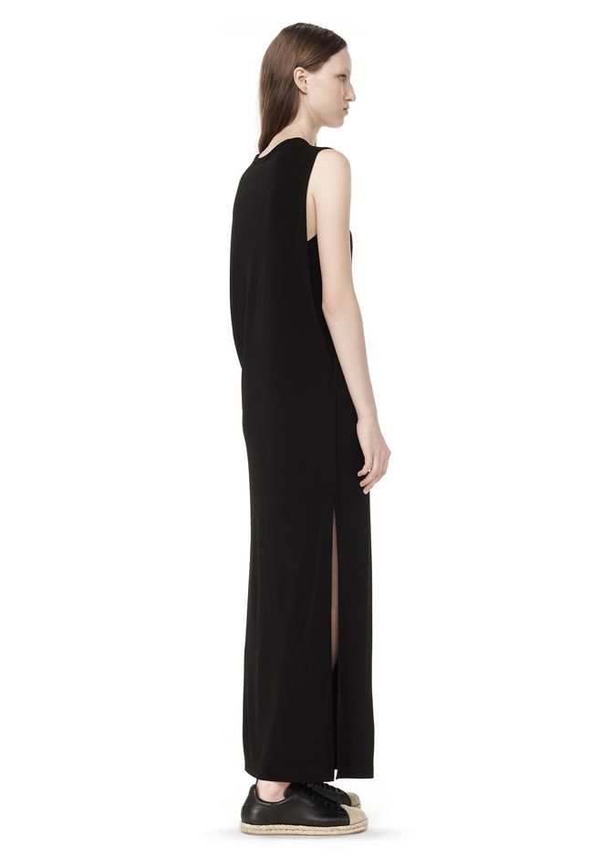 Alexander Wang ‎MATTE JERSEY SLEEVELESS TANK DRESS ‎ ‎Long Dress ...