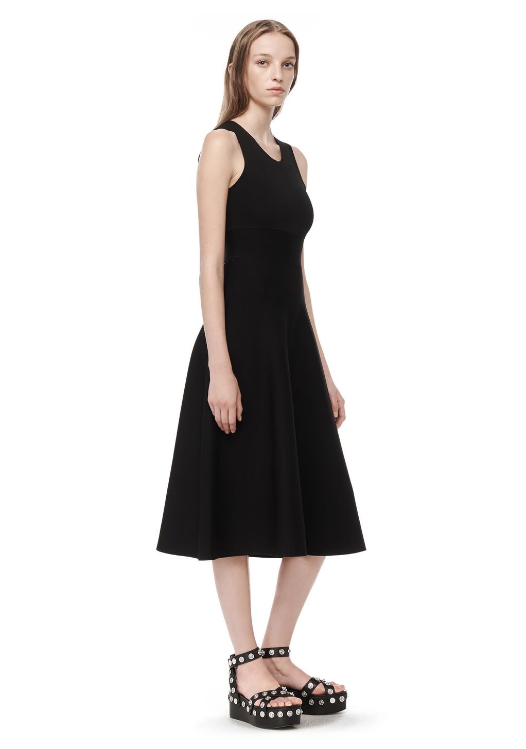 Alexander Wang ‎PEPLUM DRESS WITH BELT DETAIL ‎ ‎3/4 Length Dress ...