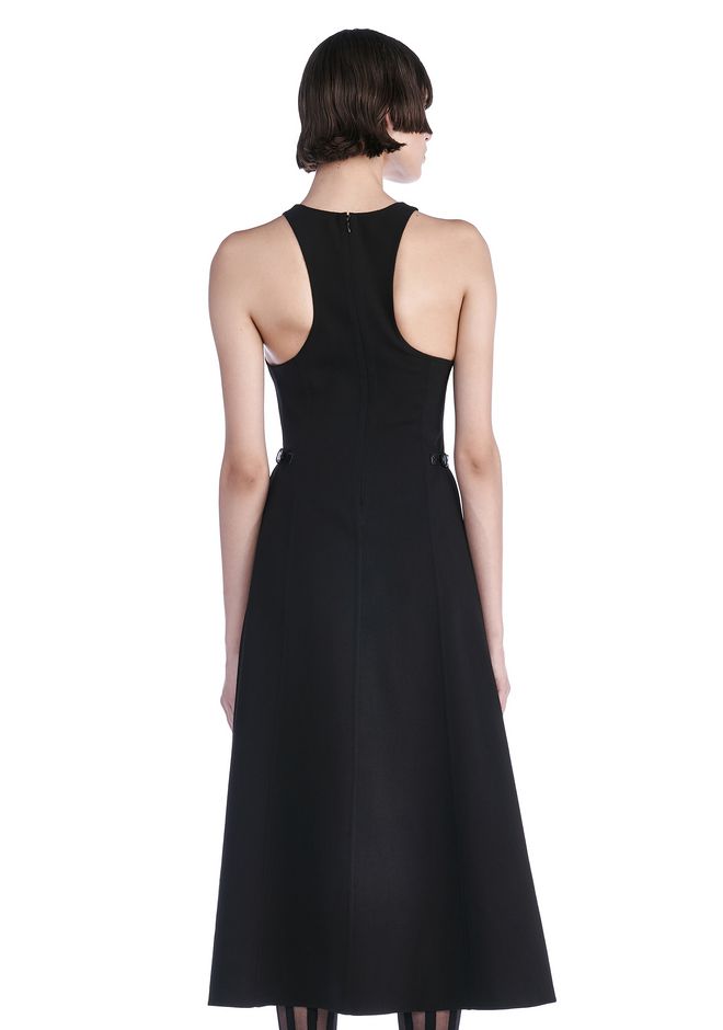 Alexander Wang ‎A LINE RACER BACK DRESS WITH WAIST TABS ‎ ‎3/4 Length