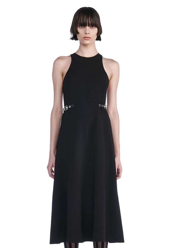 Alexander Wang ‎A LINE RACER BACK DRESS WITH WAIST TABS ‎ ‎3/4 Length ...